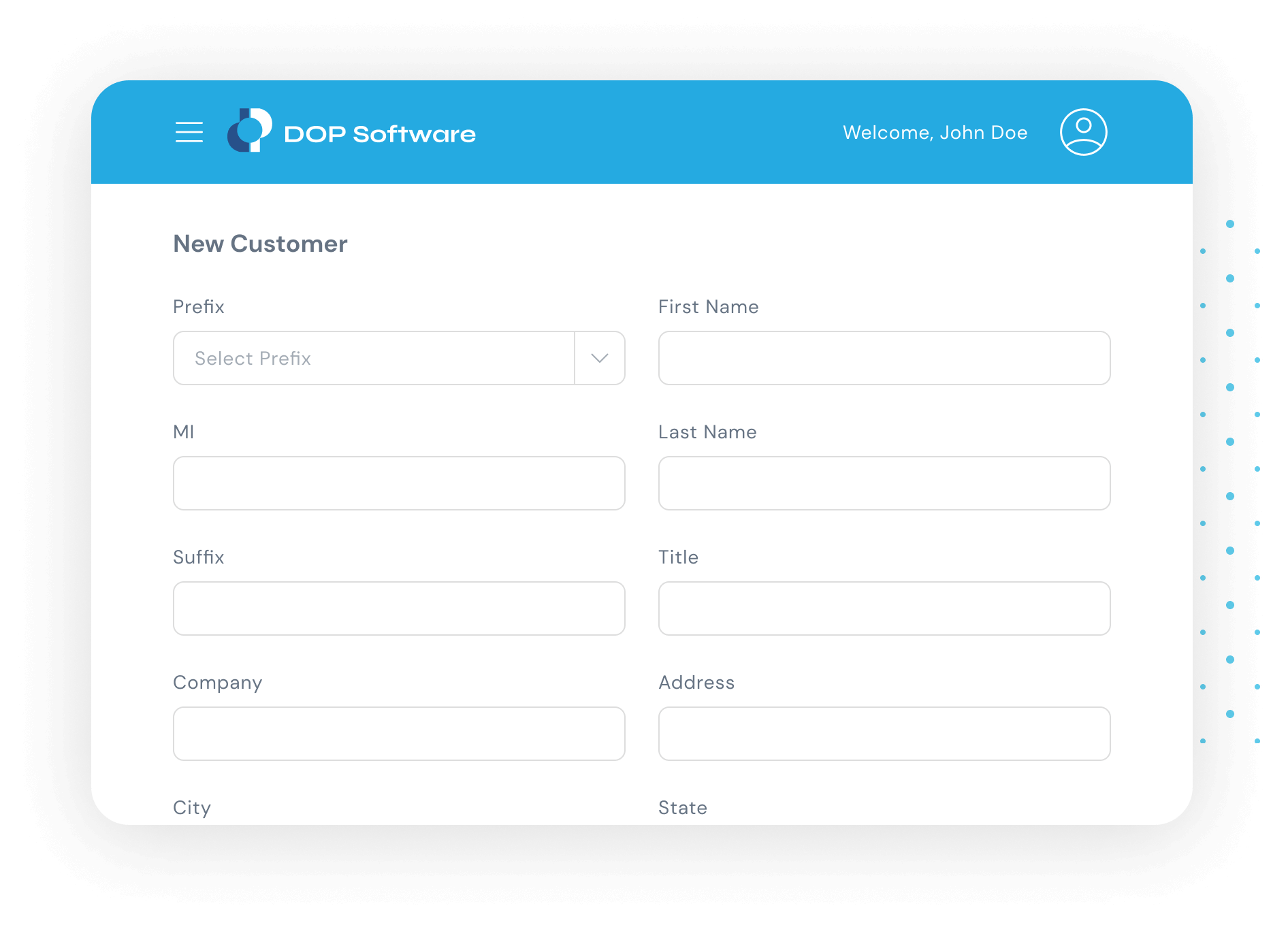 Dop new customer data image